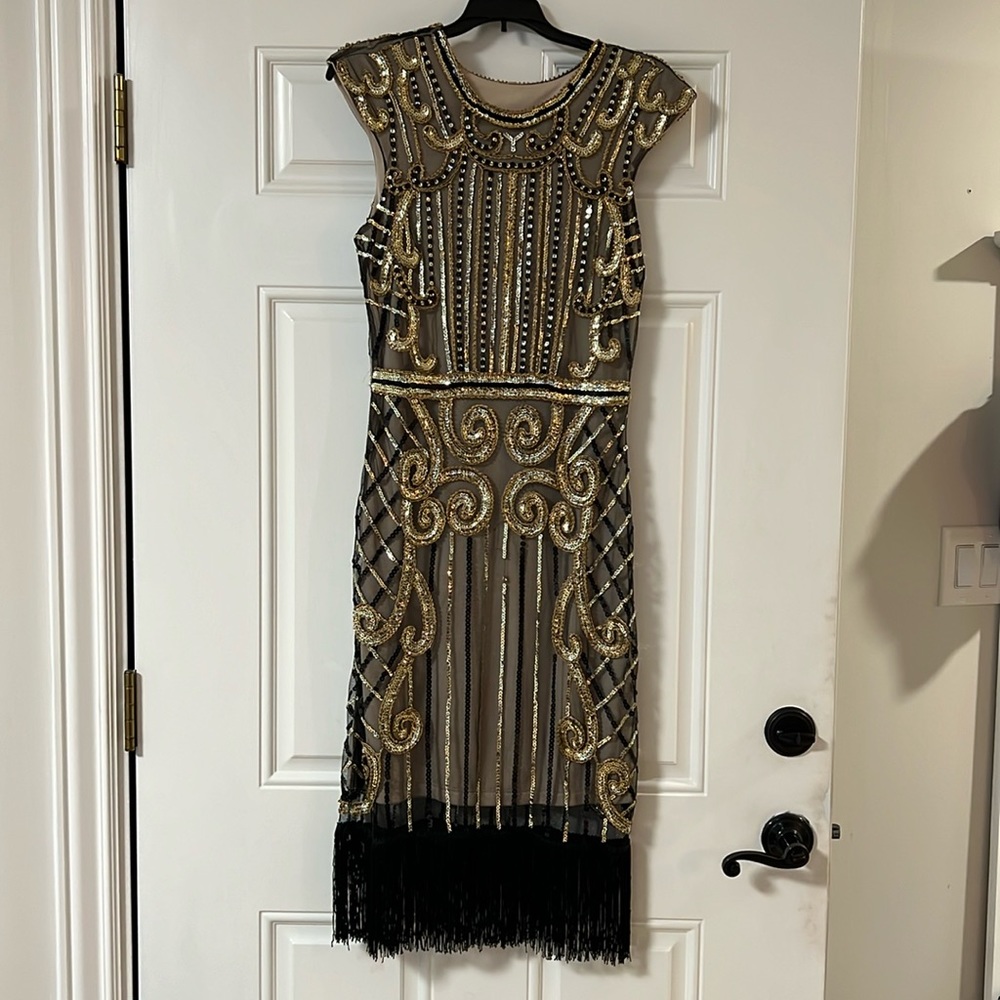 Vijiv 1920s Vintage Dress